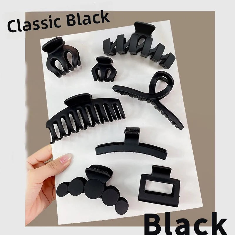 Matte Flower Hair Grips Set for Women Fairy Style Fresh Sweet Headwear for Updo Hairdo Back of Head Hair Accessories.