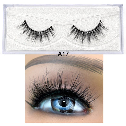 Visofree Eyelashes 3D Mink Eyelashes Long Lasting Mink Lashes Natural Dramatic Volume Eyelashes Extension False Eyelashes D08