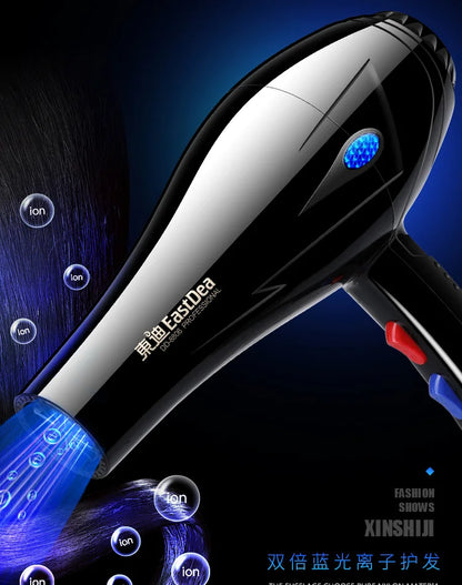 With 5 Gifts Hair Dryer 1800W Powerful Hair Dryer Fast Heating Hot And Cold Adjustment Air Blow Dryer with Air Collecting.