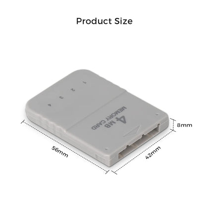 BlueRetro 1PC/2PC 4M Memory Card For PS1 Save Game Card  For PlayStation1 PS One Game Consoles Data Saving Progress Memory Card.