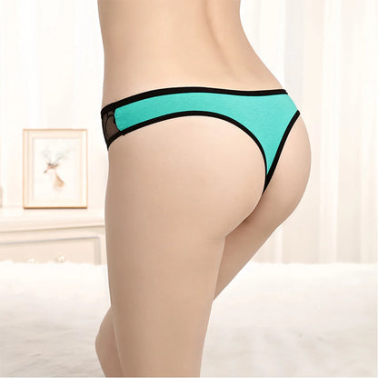 Ladies Cotton Thongs Panties Women Culottes Sexy G Strings Female Underwear Lingerie Comfort Soft Low Rise Tangas 5 pcs/lot.