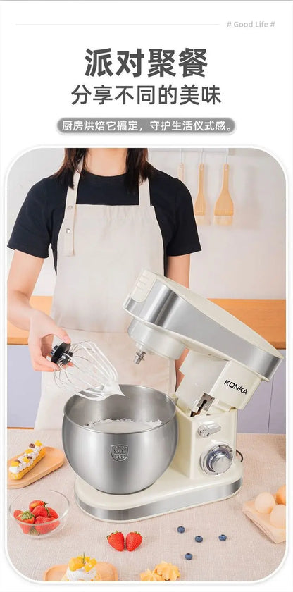 1500W stand Chef Machine mixer Multifunctional  Commercial Mixer Dough Mixer Household Small Automatic New electric blender 220V.