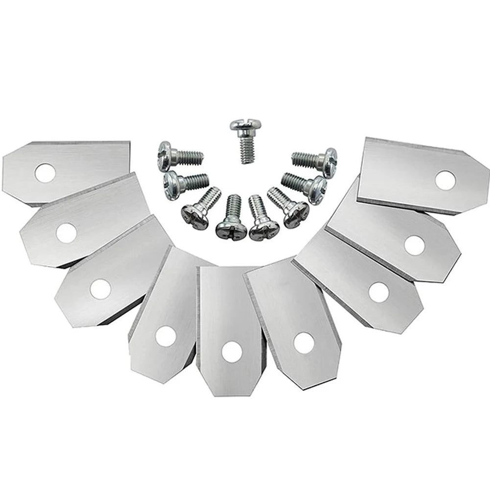 18/30PCS Rasenmäher Schneidmesser Edelstahl Mäher Cutter Klinge Ersatz Trimmer Cutter für Husqvarna Automower/Gardena