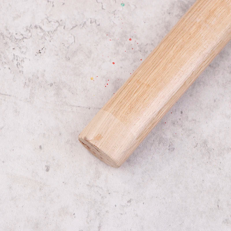 Eisen Quadratischer Hammer Holzgriff Hickory Beil Griff Gebogene Achsen Ersatzhammer Holz für Stahlnagel Klaue
