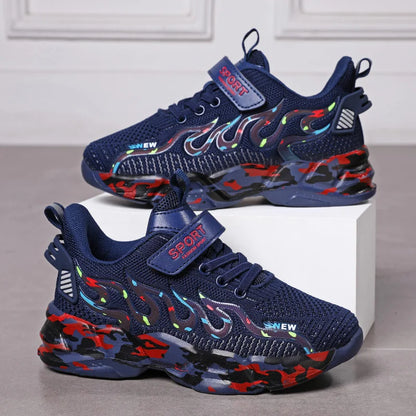 Boys Running Shoes 2022 Design Children Sneakers Mesh Kids Casual Sneakers 7-12 Years Children Sneakers for Boys.