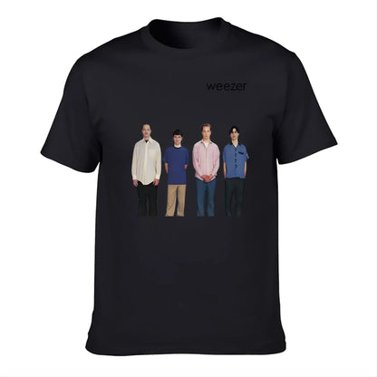 Summer Classic Weezer 1994 Album Band Shirt Classic Royal Blue unisex, casual fashion crew-neck T-shirt 100% cotton.