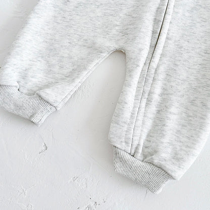 Baby Body suits einteilige Kapuze Reiß verschluss Overall dicke Neugeborene Baby kleidung Baby Boy bequeme warme Mädchen Baby kleidung Stram pler.