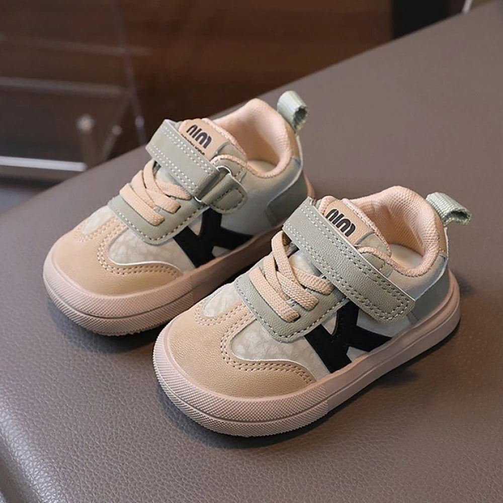 2025 Designers Kid's Sneakers PU Leather Waterproof Infant Baby Toddler Shoes Ergonomics Girl's Sneakers Children's Sport Shoes