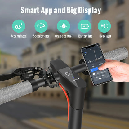 350W Folding Electric Scooter Aluminum Alloy  8.5" Tire 36V 10.4AH Lithium Battery With App Kick Scooter For Adults Escooter.