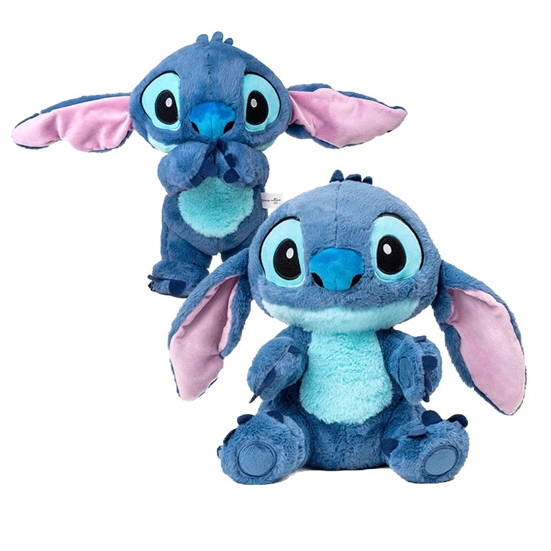 Genuine Disney Kawaii Stitch Stuffed Toys Cartoon&Cute Lilo&Stitch Plush Dolls Throw Pillow BirthdayGift For Kids Boy Girlfriend.
