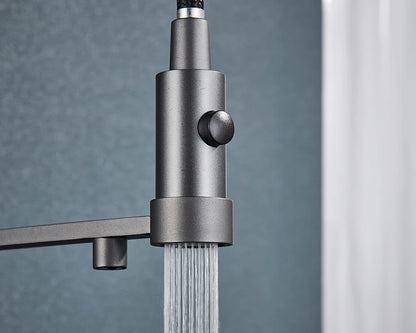 Black Filtered Kitchen Water Filter Kitchen Faucets Dual Spout Filter Faucet Mixer Water Purification Water Crane For Kitchen