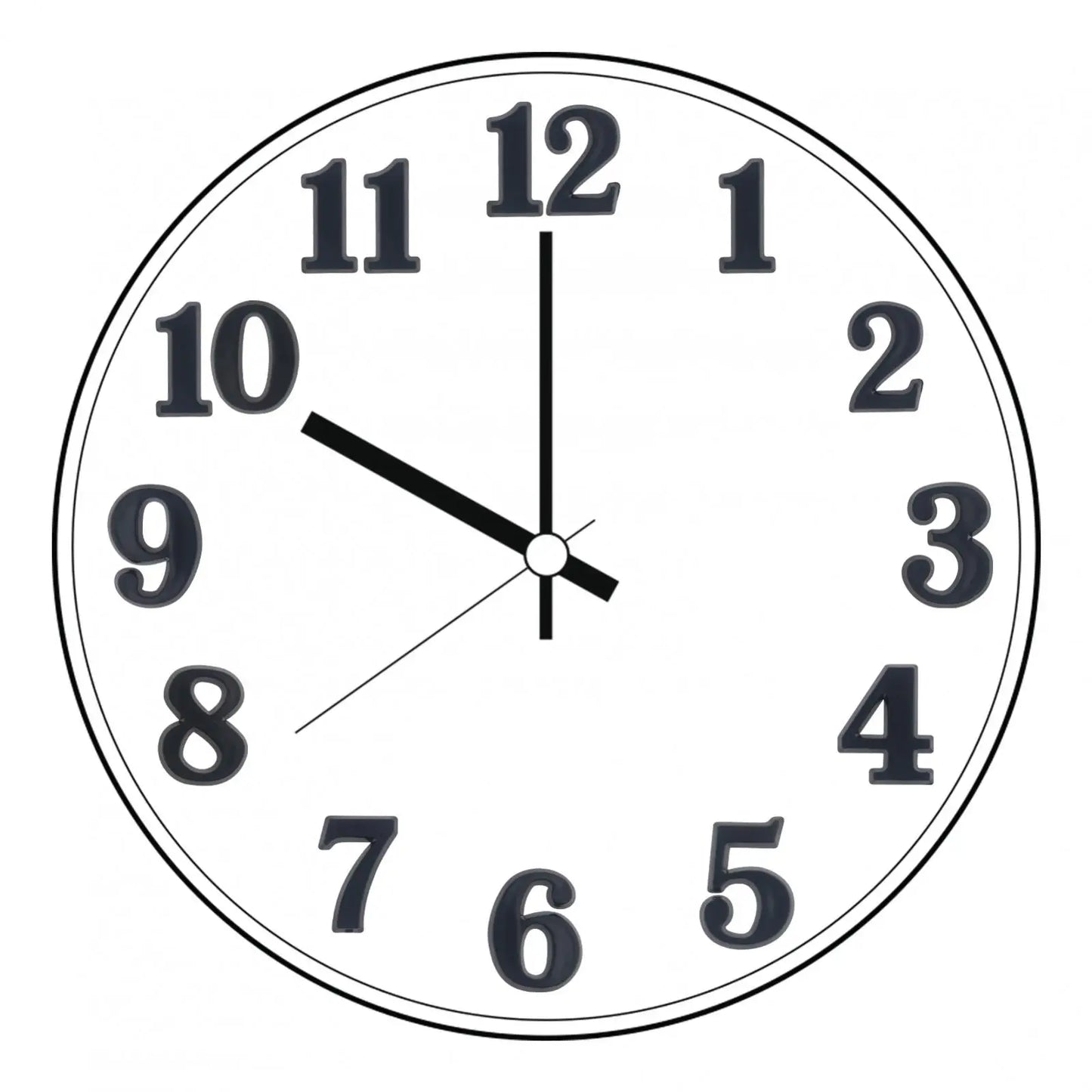 6er-Set Wanduhr mit arabischen Zahlen, Platte für DIY-Dekoration, Kunststoff, schwarz, römisch, arabisch, Quarzuhr, Zahlen, Ersatz-Reparaturteile