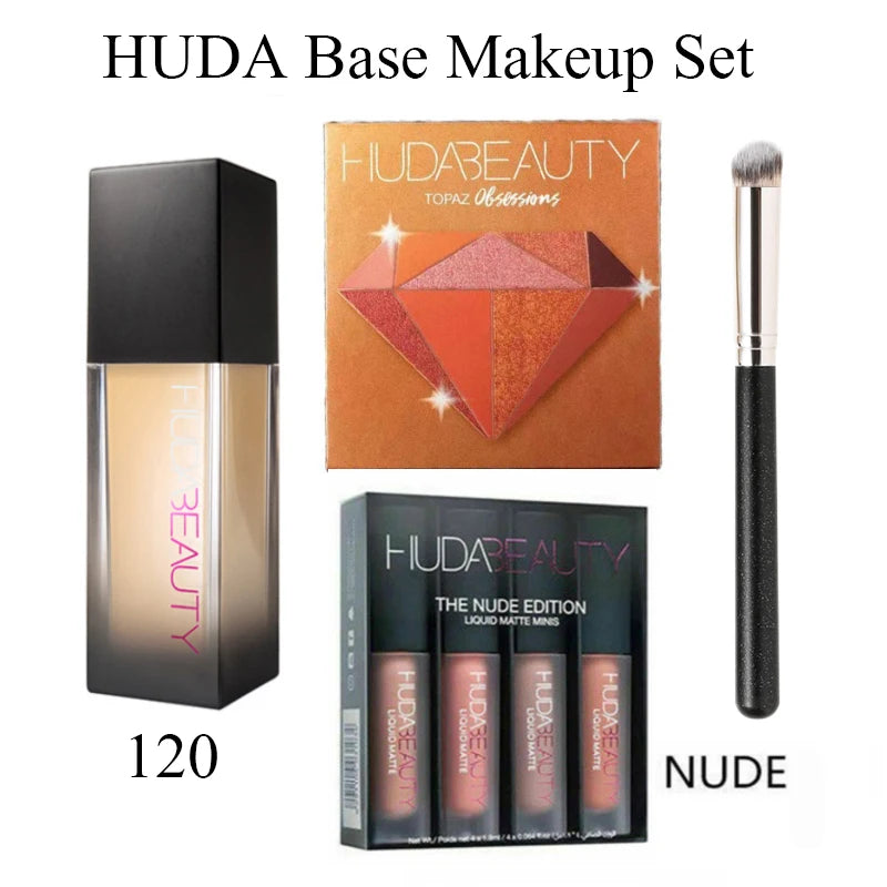 34ml Flawless Liquid Foundation Matte Concealer Nourishing Long-Lasting Facial Makeup Concealed Pores Breathable Cosmetics