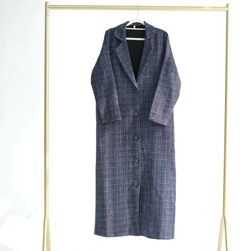 Ramadan Eid Winter Open Abaya Dubai Muslim Modest Coat Kimono African Dresses For Women Kebaya Kaftan Islam Robe Femme Musulmane