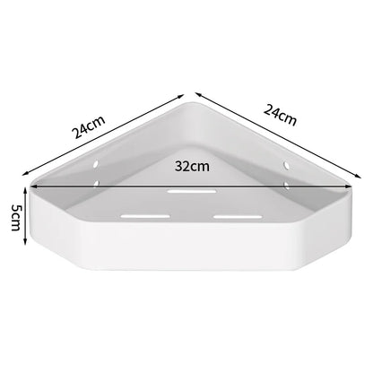 Bad Regal Küche Lagerung Organizer Aluminium Legierung Shampoo Rack Dusche Regal Bad Zubehör Kein Bohrer Regal