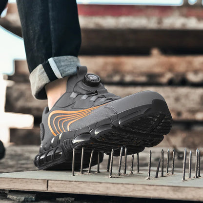 Men's Military Tactical Boots Army Boots Men Side Zipper Military Boots Men Anti-Slip Ankle Boots Work Safety Shoes Hiking Shoe.