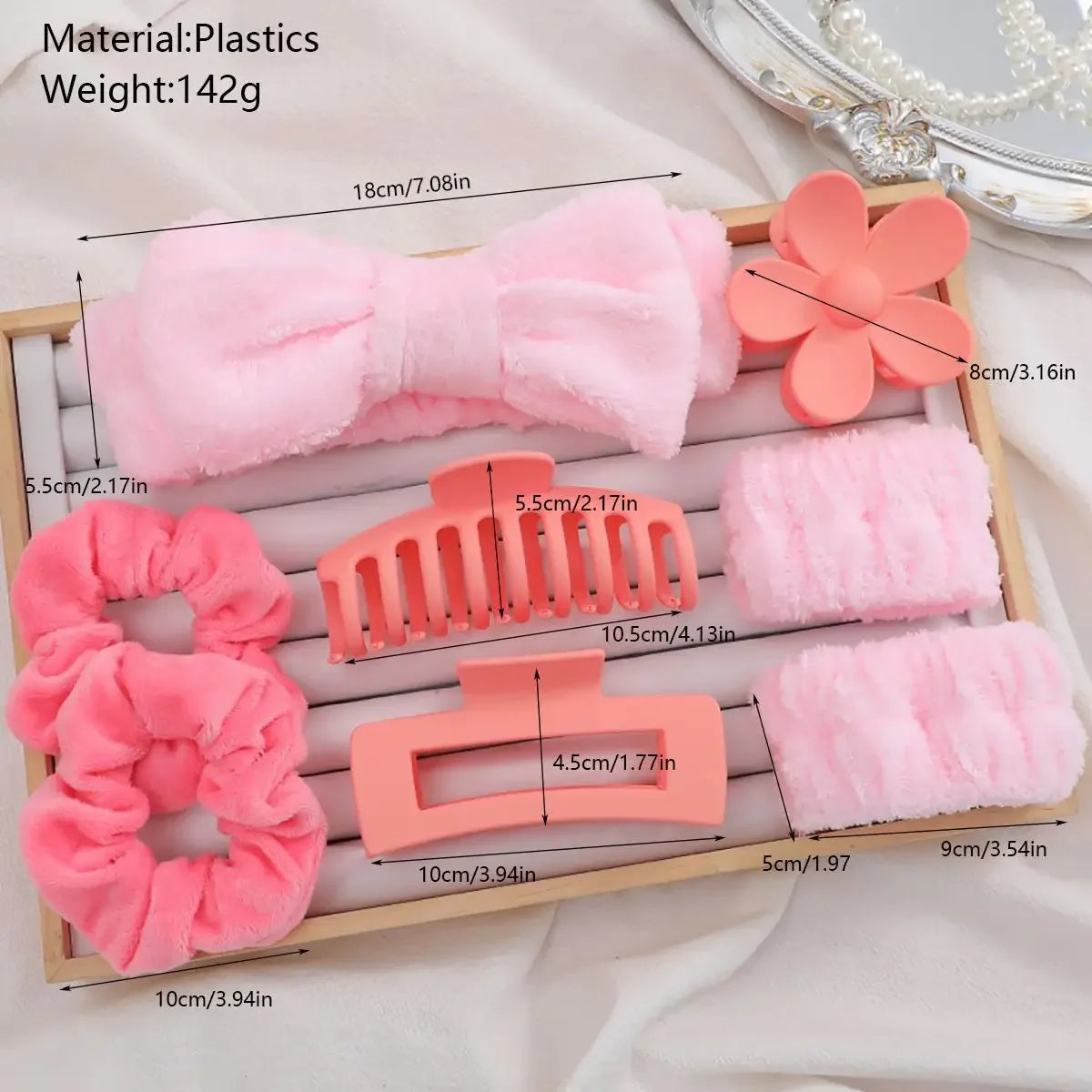 Matte Butterfly Knot Hair Ties Women's Hair Accessories Elastic Hair Bands Floral Hair Clips Autumn Winter New Style Hair Access.