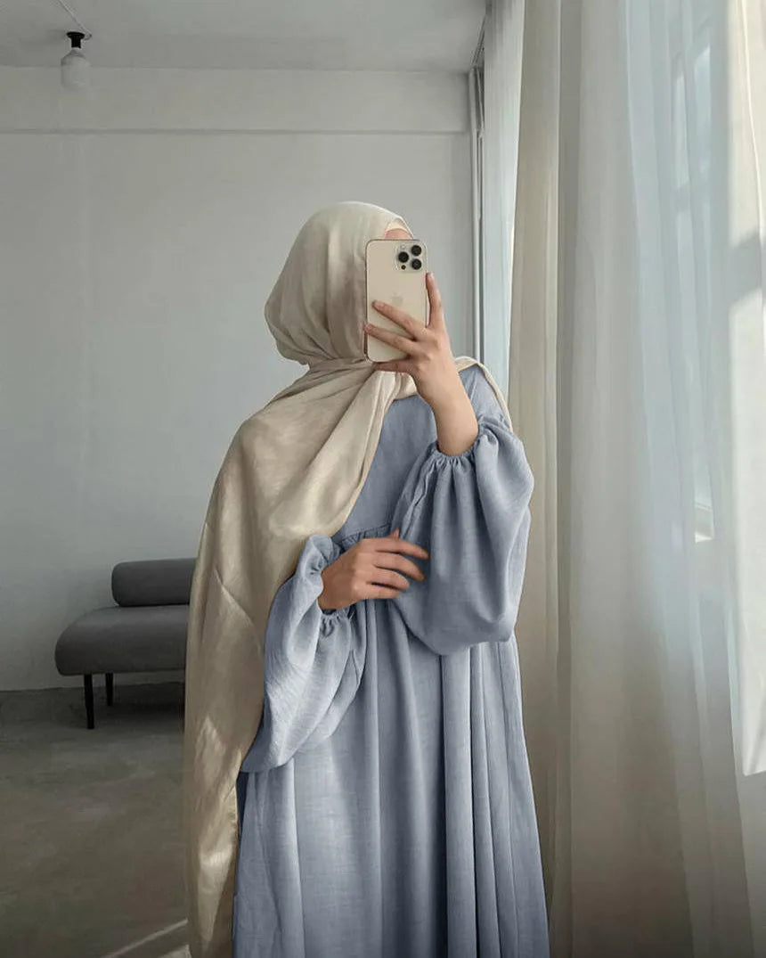 Modest Nursing Clothes for Muslim Women 2025 Elegant Arabic Muslim Dress Eid Dubai Plain Nursing Abaya Fashion Turkey Solid Robe.