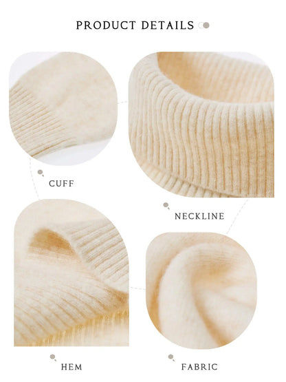 Gestrickte Pullover Kaschmir Pullover frauen 100% Merino Wolle Rollkragen Mode Pullover Winter Herbst Jumper Top Weibliche Kleidung.