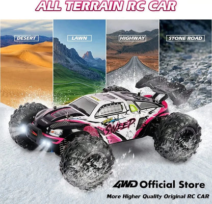 4WD Remote Control Car Off Road 4x4 RC High Speed Buggy Truck Super Brushless 50 or 80KM/H Fast Drift Racing Toy Kids Adults.