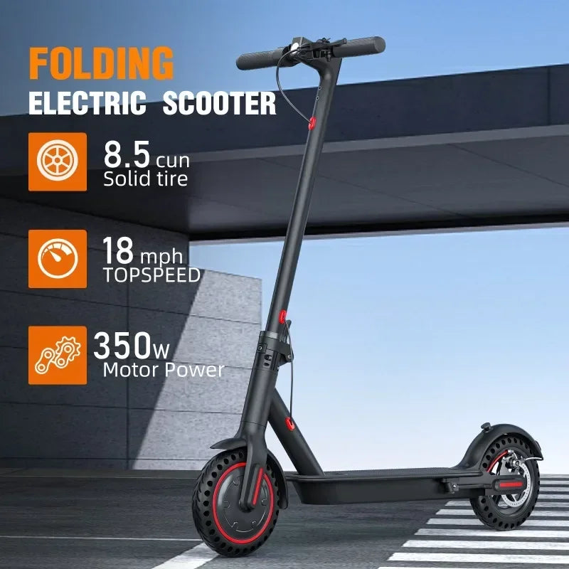 J-03 Electric scooter 350W peak power 36V10.4AH battery foldable electric scooters adults city travel portable E-type scooter.