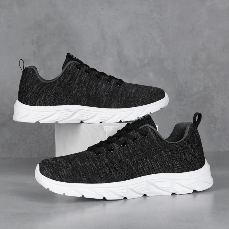 YRZL Lightweight Running Shoes Breathable Non-Slip Running Shoes Men Comfortable Sneakers Outdoor Sports Soft Wear-Resistant.