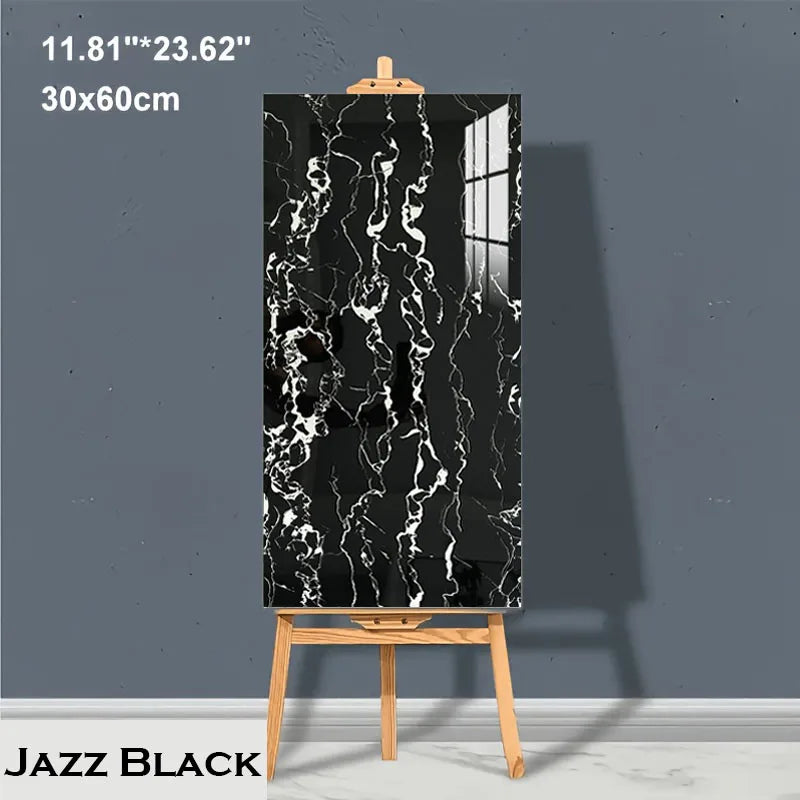 Moisture-proof Adhesive Wall Wallpaper Peel and Stick Wallpaper PVC Waterproof Wall Stickers Imitation Tile Pasting Bathroom