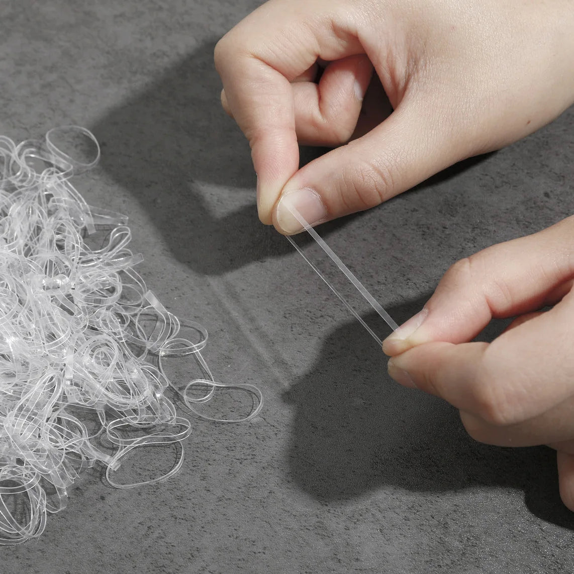 Fresh Simple Women's Hair Ties And Hair Accessories Set High Elasticity Cute Geometric Design Resin Hair Bands for African Eu....