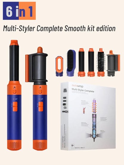 6 in 1 Hair Dryer Multi Styler With Hair Brush Curling Iron Hair Straightener Personal Care Styling Tool Hair Dryer Multi Styler