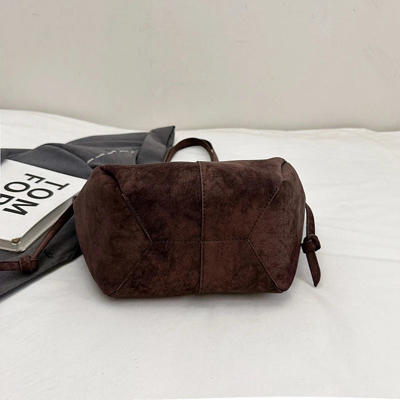 LEFTSIDE Small PU Leather Shoulder Bags for Women 2025 Luxury Designer Crossbody Bag Females Brand Retro New Handbags and Purses