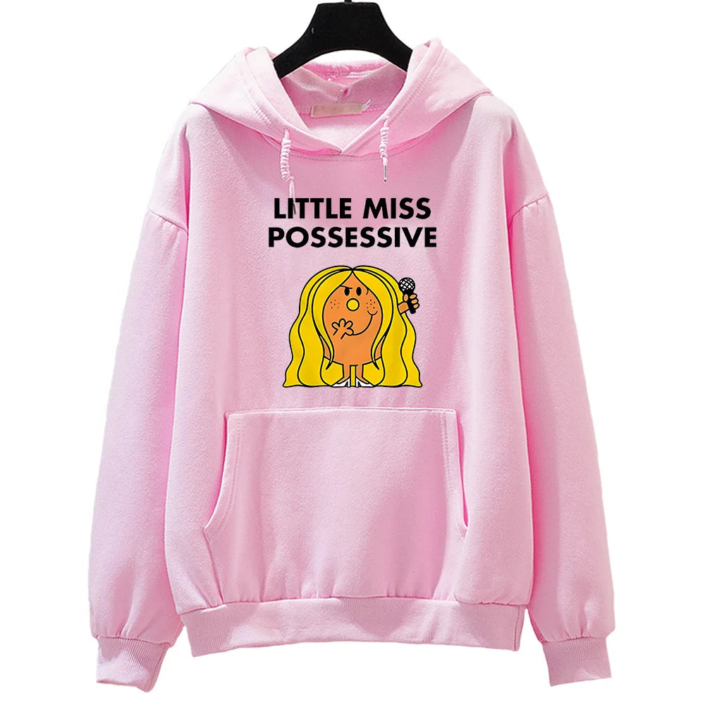 Tate McRae Little Miss™ Possessive Hoodies Tate Mcrae World Tour Hoody Merch Fan Gift Unisex Pullover Tops Streetwear Unisex Top.