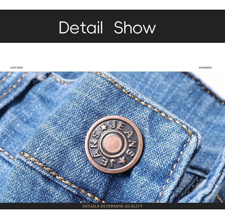 2-piece set of summer men's stretch cotton jeans, fashionable and comfortable, slim fit, business straight leg denim pants.