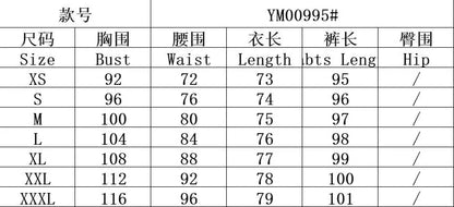 American New Fashion Women's Solid Color Casual Trendy 2 Piece Sets Long Sleeve Suit Blazers Wide Leg Trousers Female Clothes.