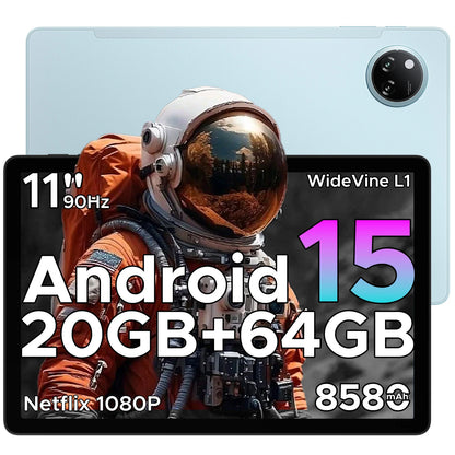 Doogee Tab A9+ Tablet Pc 11 Inch Android 15 20Gb Ram(4+16) 64Gb Rom 8580Mah Battery Dual Speakers Support Widevine L1 Tablet Pc.