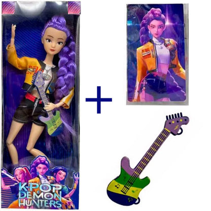 2025 Popular New Korean Wave Girl Group K-POP Witch Hunt Doll Rumi Mirazoi Toy Vinyl Doll Christmas Children's Birthday Gift.