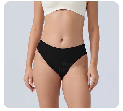 Seamless Menstrual Period Panties 4- Layer Leakproof Protection Women Period Panties Heavy Absorbency Breathable Reusable.