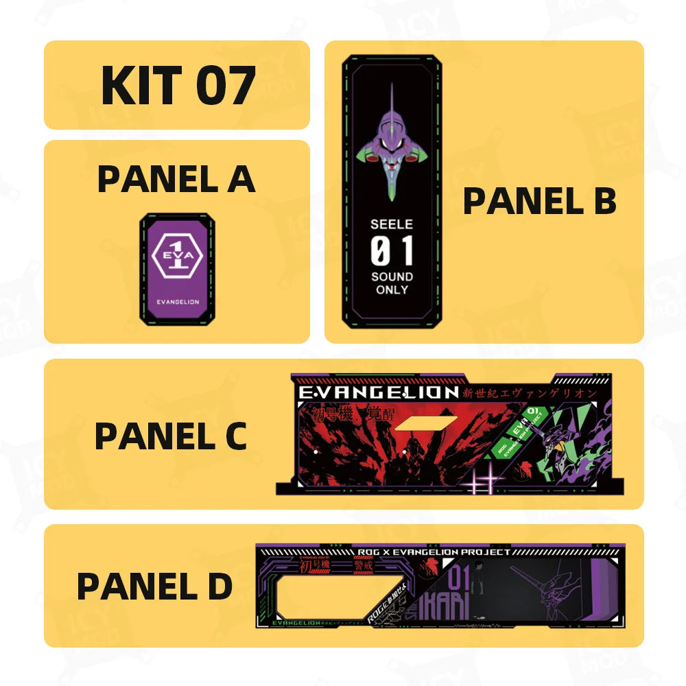 ASUS GX601 Case Lighting panel kit ARGB Laser Engraved Lighting Plate ROG Strix Helios Refit Custom PC MOD Gabinete Shroud.