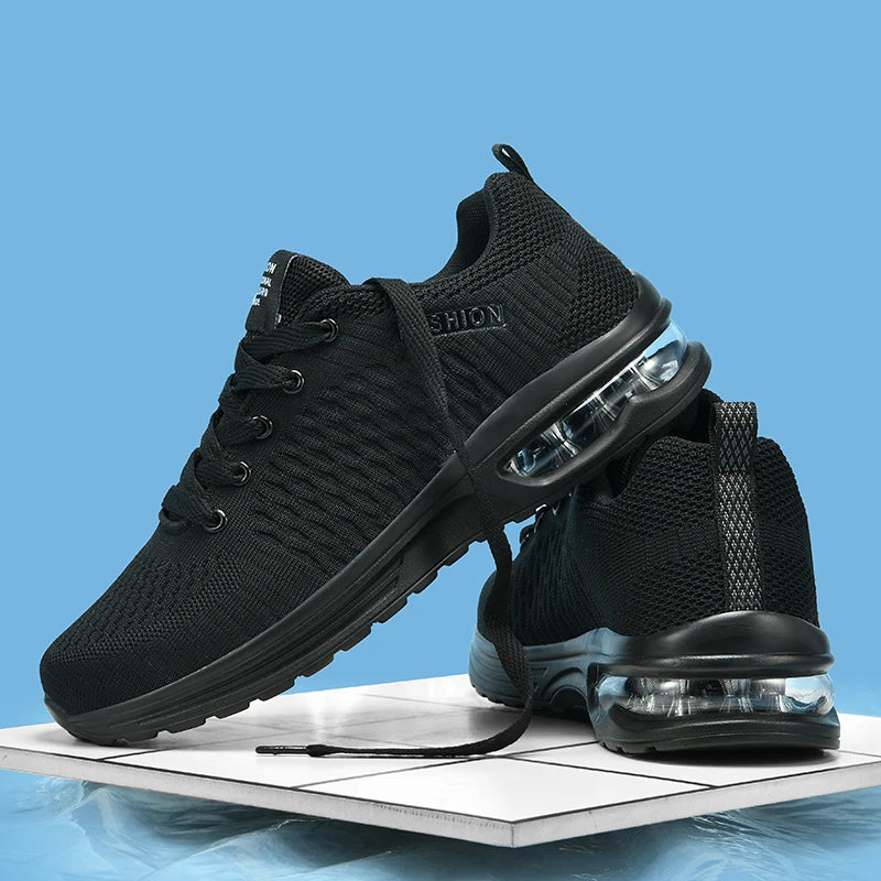 Plus Size 46 47 Mens Sports Shoes New Fashion Summer Black Sneakers Man Cushioning Air Running Shoes Husband chaussure de course.