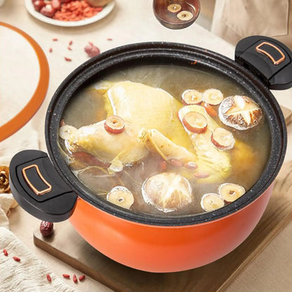 Pressure Pot Fast Cooking Cookware Non-Stick Pressure Cooker With Clear Lid For Boil Food Soup Stew Home Induction Stoves.