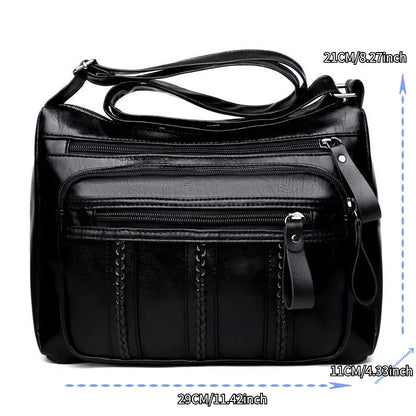 2025 New Large Capacity Middle aged Women's Bag Multi layer Lightweight Mother Bag Crossbody Bag Elderly Bag Shoulder Bag.