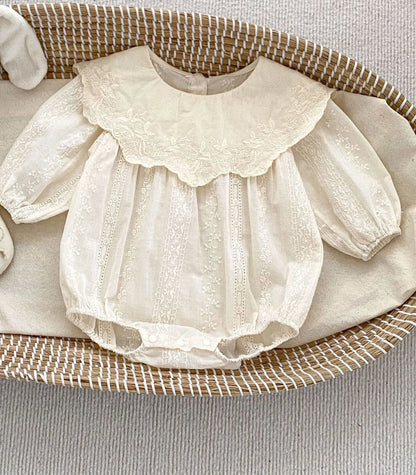 Frühling Baby Body Schwestern Kleid Blume Stickerei Kleid für Kleinkind Mädchen Kleinkind Outfit