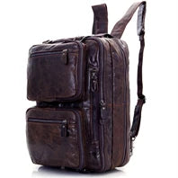 Vintage Crazy Horse Echtes Leder Rucksack Männer Leder Bagpack Klettern Rucksack männlichen Große Wandern Rucksack M814.