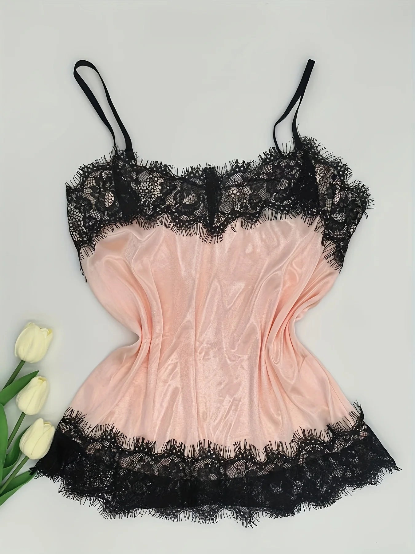 Sommer Spitze Seide Pyjama Set Frauen Nachtwäsche Sexy Dessous Leibchen Shorts Cami Top Bequeme Casual Pijamas.