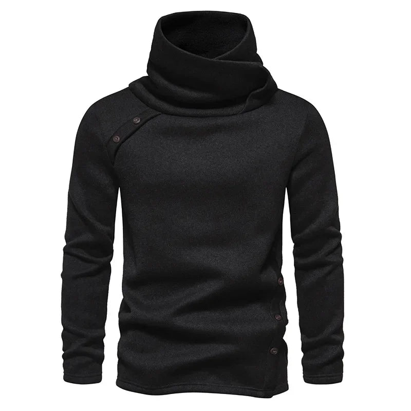 New 2025 Men's Thick Warm Sweaters Vintage Trend Knit Pullovers Man Turtleneck Sweater Soft Casual Knitwear Sweater for Men Tops