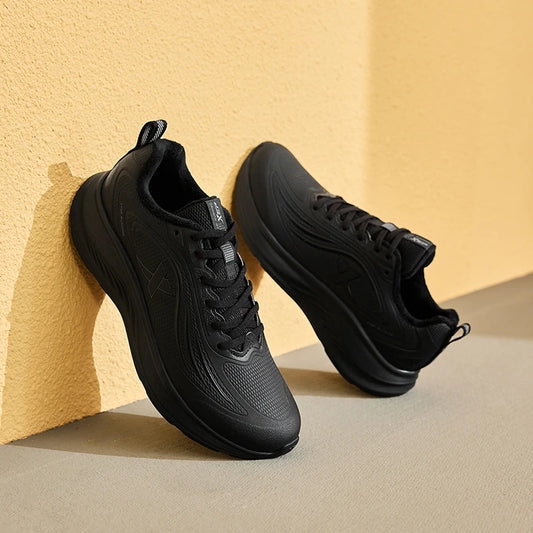 Xtep Running Shoes For Men 2024 Winter Stability Cushioning Lace Up Sports Shoes Keep Warm Jogging Soft Sneakers 876419370035.