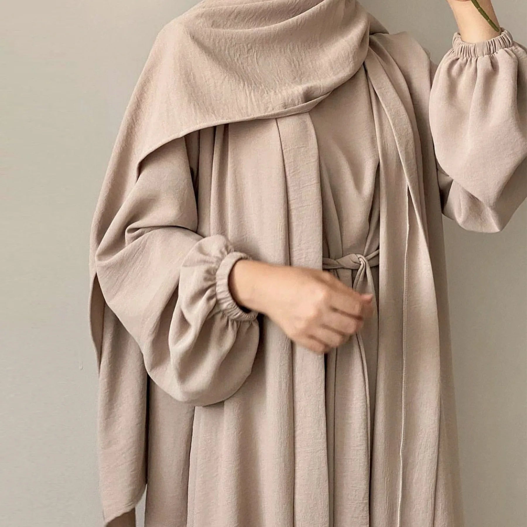 2024 New Muslim Sets for Women Ramadan Prayer Dress Modest Dresses Eid Dubai Abaya Female Islam Clothing Elegant Party Clothes.