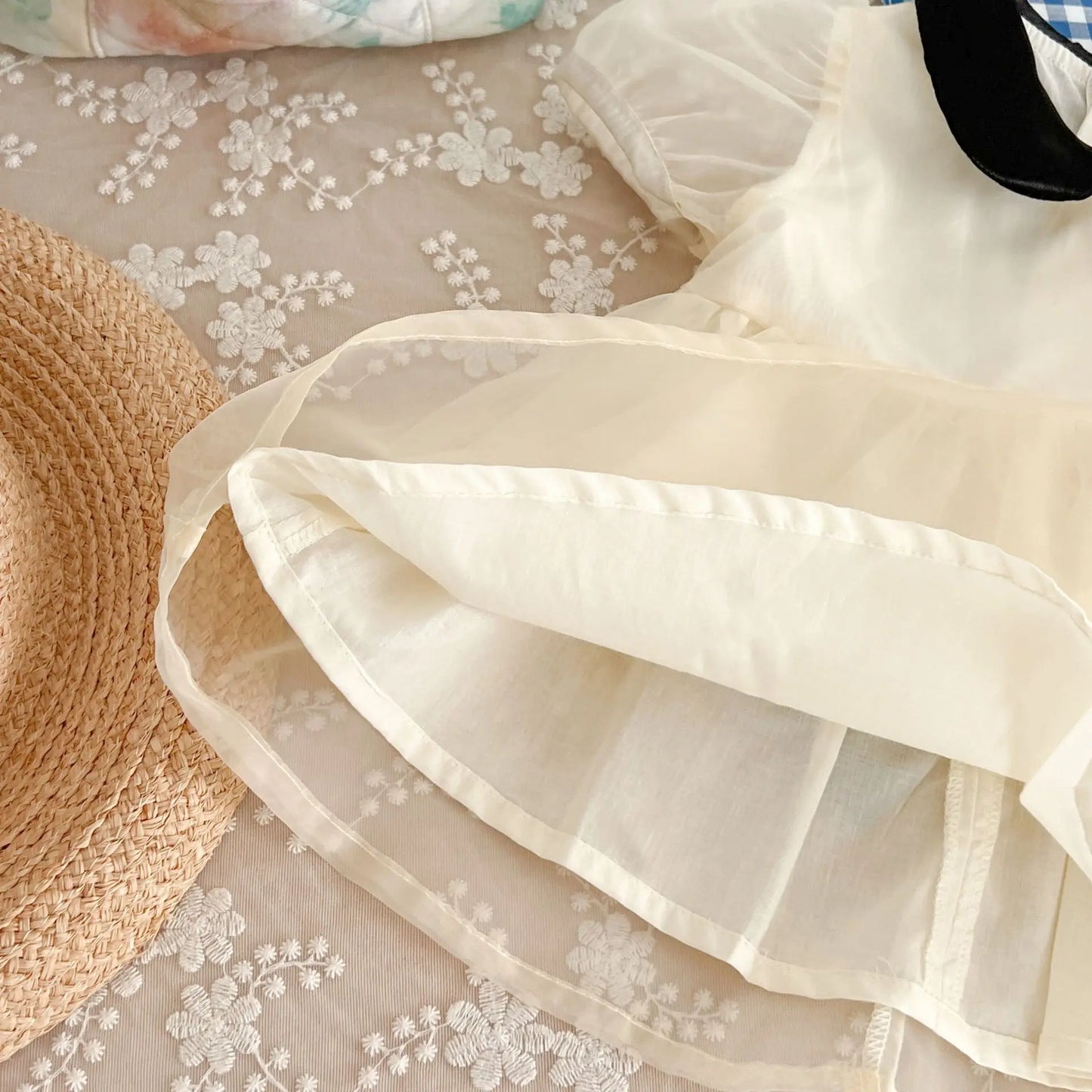 Neu im Sommer Neugeborene Baby Prinzessin süße Kleidung Sling Kleider Schleife Shorts solide Weste Body Kurzarm Kleid Kinder