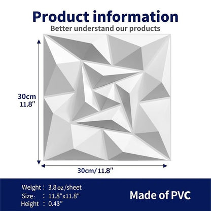 10pcs 30cm Esports games Creative Diamond Mosaic 3D Wallpanel Living Room Background Modern Three-dimensional wall sticker Decor