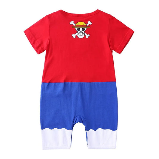 0-2 Jahre Baby Junge und Mädchen Strampler Neugeborenen Sommer Kurzarm Overall Baby Anime Cartoon Baumwolle Cosplay Kostüm