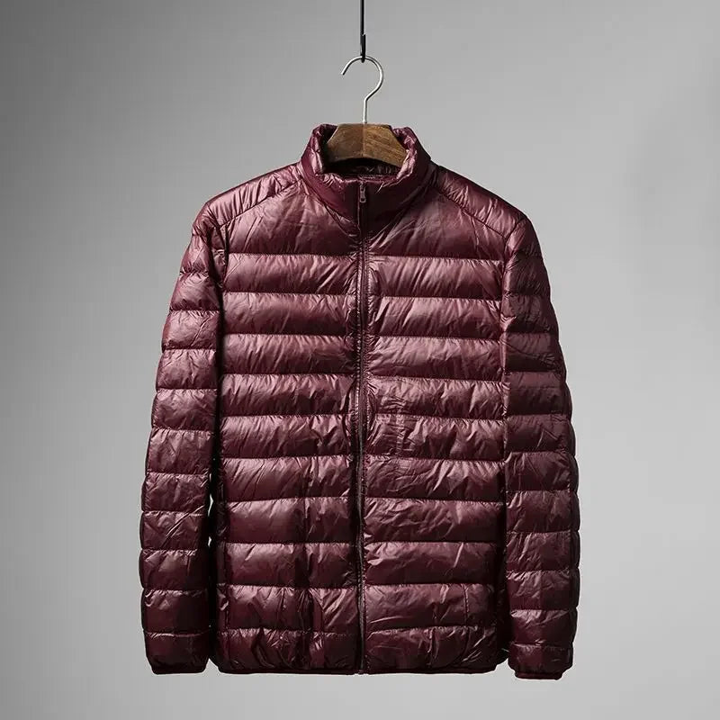 2026 Portable Lightweight ort down Jaet for Men Autumn Winter Cotton Padded Stand Collar Warm Casual ly Friendly Outerwear.